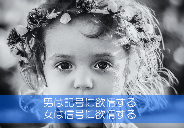 13.男は記号に欲情する/女は信号に欲情する