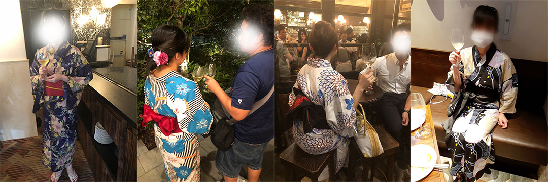 浴衣女子参加写真
