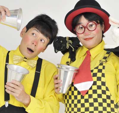 アクロバット&ジャグリング「さくら組ニャートン&クーピー」