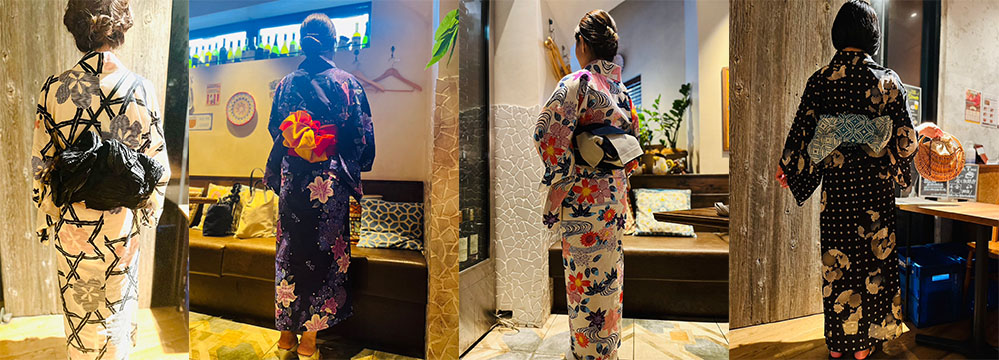 浴衣女子参加写真